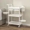 Estante de Almacenamiento para Instrumentos de Belleza Estante de Múltiples Niveles Carrito para Herramientas de Manicura de Salón de Belleza Carrito de Almacenamiento para Herramientas de Cabello y Pestañas