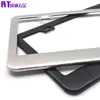 Marco de Placa de Matrícula de Acero Inoxidable Estándar Americano para Coche Transfronterizo de Amazon Estilo Americano Placa de Matrícula Coche Modificado Popular