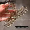 Pinza de Moda de Alta Gama con Cristal de Colores, Pinza para el Pelo Trasera con Temperamento para Mujer, Nuevo Accesorio para el Cabello 2024, Combinable con Todo