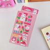 Tengyi Youpin Pegatina Original Estilo ins Carcasa para Teléfono Móvil Linda Estudiante Pegatina Goo Card Femenina Decoración de Foto de Tulipán