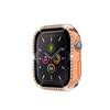 Adecuado para Caja de Apple Watch, Caja Protectora para Apple Watch 9, Caja de PC para Reloj con Película Integrada, Caja Protectora de Cobertura Total Incrustada con Diamantes