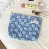Bolso de Cosméticos Jacquard con Relieve Fresco de Nuevo Estilo, Bolso Portátil de Gran Capacidad para Artículos de Tocador, Bolso de Mano Estilo Ins