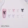 Gravata Borboleta Mini Gola Fluida Decorações para Unhas Resina Pequenos Acessórios Materiais DIY Acessórios para Unhas Vestíveis Strass Versátil