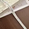 Estilo Pastoral Americano Fita de Renda 1,2cm, Decoração de Laço Feito à Mão, Fita para Embrulho de Presente