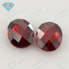 Huagang Gem Color Ovo Em Forma De Tartaruga Dupla Face Zircon Branco Pedra Nua Oval Lattice Face Zircônio Branco Face Dupla Face