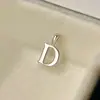 Plata S925 Colgante Individual Transfronterizo Pulsera de Letras DIY Collar Chapado en Oro de 14K Accesorios de Colgantes Simples Compactos
