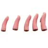 Dedos Falsos de Silicona para Uñas, Modelos de Dedos de Práctica para Uñas, Uñas Postizas Realistas, 5 Piezas/Set