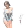 Ropa de una pieza de malla seleccionada de Feimu, Lencería sexy y coqueta, Pijama sexy transparente de archivo abierto, Lencería sexy para citas