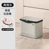 Almacenamiento de Residuos de Cocina Transfronterizo Estante de Almacenamiento Integrado Hogareño Alto Doble Capa Gran Capacidad Cubo de Basura Móvil sin Dobleces