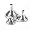 Juego de tres piezas de embudo de acero inoxidable 304, embudo de filtro multifuncional, embudo para vino, embudo para aceite, accesorio de cocina