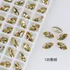 Dongzhou Crystal Super Mini Fondo Puntiagudo Diamante Brillante Ojo de Caballo Manicura Diamante Alas de Mariposa Diamante Joyería Accesorios Mayoreo