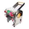 Esposa de Jing 200 Acero Inoxidable Sin Desmontaje Máquina Eléctrica para Hacer Pasta Prensa de Masa Máquina Laminadora Engranaje de Hierro Fundido Grado Alimenticio