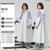 Traje de chuva para patinete elétrico, capa de chuva feminina de corpo inteiro, design com capuz, poncho de chuva extra grande e extra espesso em tecido Oxford, modelo longo, também adequado para homens