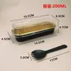 Taza de Papel de Aluminio para Freidora de Aire Caja para Pasteles de Nieve Caja de Papel de Aluminio para Durian Caja para Tortitas Caja de Empaque para Chocolate Lava