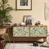 Papel de Parede Floral Transfronteiriço Espessado Impermeável Pvc Autoadesivo Adesivos para Renovação de Armário de Parede de Quarto Atacado