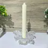Suporte de Velas de Cristal Europeu Suporte para Velas de Chá Adereços para Jantar Romântico à Luz de Velas Suporte de Velas para Aromaterapia