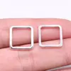 15X15Mm 0.78g Accesorios de Joyería Multicolor Serie Geométrica DIY Colgante Geométrico Cuadrado