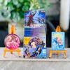 Mercadoria Popular de Identity V Insígnias Estilo Anime Caixa Surpresa 10+1 75mm Prata Estampada a Frio Glitter Cordão Cartão Sorteio Cego