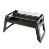 Grelha de churrasco preta direta da fábrica, forno a carvão para exterior, grelha de churrasco portátil