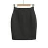 25070-25 Nuevo Estilo de Verano Estilo Europeo y Americano Cintura Alta Ajustado Elástico Espalda con Abertura Elástica Cubre Cadera Falda Midi