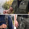 Chaveiro Retrátil do Fabricante com Padrão de Logo, Argola de Metal para Pendurar, Chaveiro Retrátil, Chaveiro com Cordão Retrátil