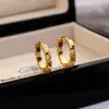 Brincos de Gelo Quebrado para Mulheres, Design de Nicho, Simples, de Alta Qualidade, Brincos Circulares Exquisitos, Versáteis, Luxo Leve, Brincos da Moda