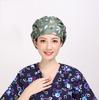 Chapéu de Algodão Puro para Mulheres, Touca para Enfermeira Dentária Oral, Chapéu Turbante para Cabelo Longo, Chapéu Cúpula de Cozinha para Mulheres, Touca Profissional de Enfermagem Médica