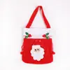 Saco de Presente de Natal Saco de Doces de Neve Saco de Presente Não Tecido Adereços Papai Noel Rena Urso Saco de Doces