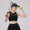 Conjunto de Dos Piezas de Encaje Patchwork de Color Sólido para Mujer, de Cintura Alta, Adelgazante, Anti-Exposición, con Bolsillos, Conjunto de Tenis para Mujer