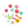 Accesorios de Resina con Flores de Margarita de Colores Pegamento de Crema para Manualidades DIY Funda para Teléfono Móvil Imán para Refrigerador Agujero Hebilla de Zapato Accesorios para el Cabello Accesorios