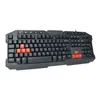 Teclado com Chinês Simplificado, Tailandês, Russo, Francês, Alemão, Espanhol, Teclado com Fio para Computadores de Mesa e Jogos