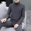 Ropa interior térmica de terciopelo de doble cara de invierno para hombre, traje de pijama resistente al frío y a la calefacción, ropa de otoño, pantalones largos, camisa de fondo para jóvenes y de mediana edad