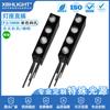 F3/3MM quatro furos com soquete de lâmpada transparente LED indicador em linha contas de lâmpada LED monocromático esquerdo positivo direito negativo
