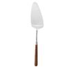 Acero inoxidable 304 mango de madera de nogal cuchara para cocinar pala hogar restaurante cocina gadget cuchara para sopa de olla caliente cuchillo pala para pastel