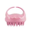 Fábrica en stock Cepillo de Champú de Silicona Limpieza del Cuero Cabelludo Peine de Masaje Hogar Peine de Champú de Silicona Artefacto para Rascar la Cabeza para Baño