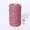 En stock venta al por mayor hilo de algodón 2 mm borla hecha a mano colgador de plantas material tejido hilo de ganchillo decorativo navideño