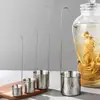 Acero Inoxidable No Magnético Lipper para Vino Dos Kilos y Medio/Un Kilo Lipper para Vino Hogareño Gancho de Mango Largo Lipper para Vino