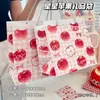 Bolsa de Regalo de Tarjeta Blanca Colección Ins Dibujos Animados Cartón Blanco de Alto Valor Engrosado Gran Capacidad Bolso de Mano para Regalo de Cumpleaños