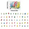 56 Transfronterizos Nuevo Retro Planta Transparente Mascotas Pegatinas Girasol Rosa Sin Repetir Realistas Pegatinas Mayoreo