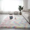 Tapete Simples de Quarto Tapete de Lã de Seda Tapete Completo para Piso de Sala de Estar Tapete Longo para Casa Tapete ao Lado da Cama de Sofá Tapete Degradê