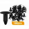 Clips de Fijación para Guardabarros de Coche con Remaches de Plástico para Paneles de Salpicadero, Parachoques, Molduras Interiores y Exteriores [100 Piezas]
