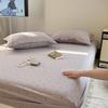 Touca de Cama de Fio de Camada Dupla de Algodão Puro Peça Única 2025 Novo Protetor de Colchão Cobertura de Cama de Algodão Integral para Solteiro Cobertura de Cama Suja All-inclusive para Uma Pessoa