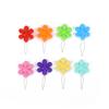 Atacado tipo flor de ameixa colorido passador de linha de agulha de plástico artefato para passar linha de máquina de costura passador de linha de agulha de costura manual DIY