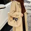 Bolso Tote de Felpa Lindo Transfronterizo de Gran Capacidad 2025 Otoño e Invierno Nuevo Bolso de Hombro Versátil Casual Peludo para Mujer