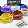 Cordones Sin Nudo para Hombres y Mujeres, Cordones Elásticos Planos para Zapatos Deportivos, Coloridos Blanco y Negro, con Clips de Hebilla de Presión