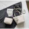 Verano Popular Bolso Cubo Portátil para Mujer 2024 Nuevo Estilo Coreano Nicho Bolso Cruzado Moda Viajero Bolso de Hombro