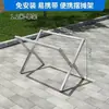 Estanterías Portátiles y Extensibles para Puestos de Mercado, Mesas Plegables de Bambú para Acampar al Aire Libre, Exhibidores para Puestos de Mercado Nocturno