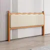 Madera de Haya Ultra-Delgada Estilo Nuevo Empaque Suave Color Crema Simple Moderno Lujo Ligero De Pie Estilo Francés Cabecero de Madera Maciza Se Vende por Separado