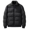 Ropa de Algodón Falsa de Dos Piezas para Hombre Invierno Nueva Moda Marca Abrigo Holgado con Capucha Engrosado Cálido Ropa tipo Pan Abrigo para Estudiante