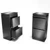 Gabinete de Herramientas de Peluquería Gabinete de Herramientas de Barbería Estante de Almacenamiento para Peinadores de Acero Inoxidable Gabinete de Exhibición de Pie
